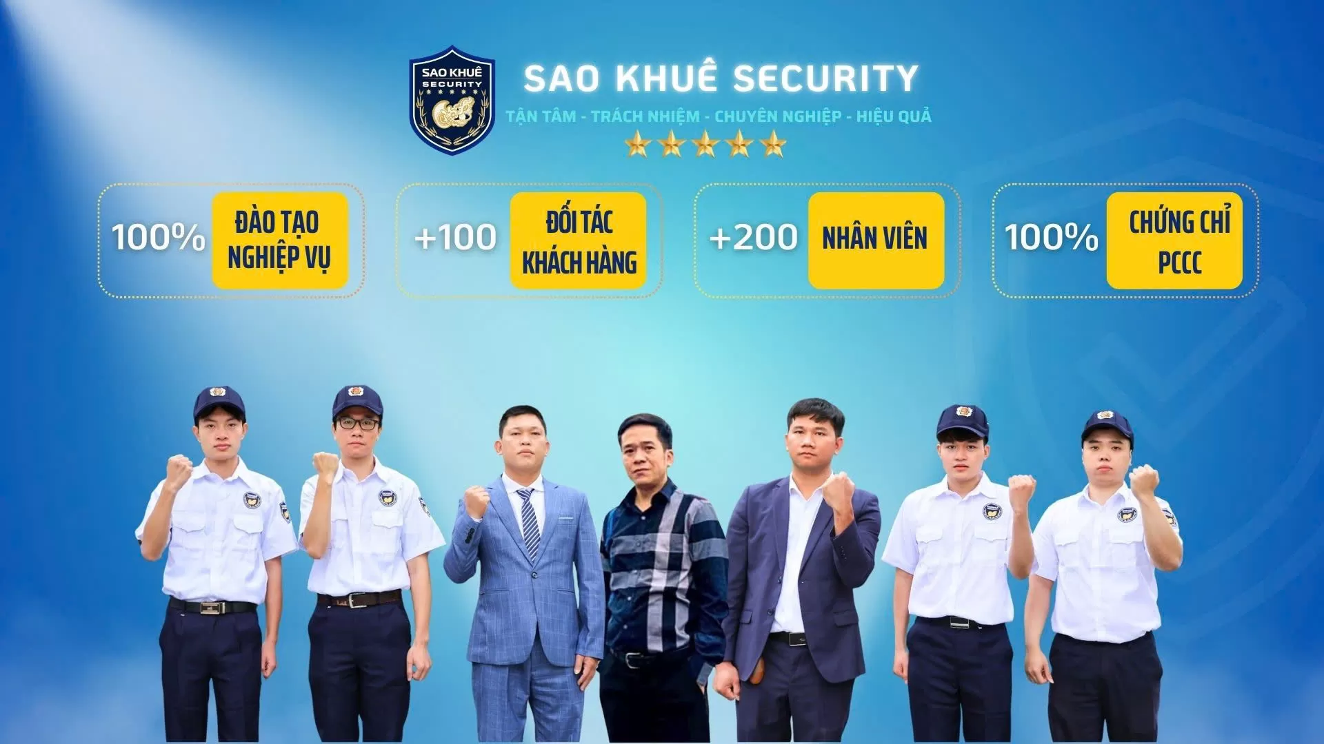 Tổng quan dịch vụ Bảo vệ Sao Khuê Security